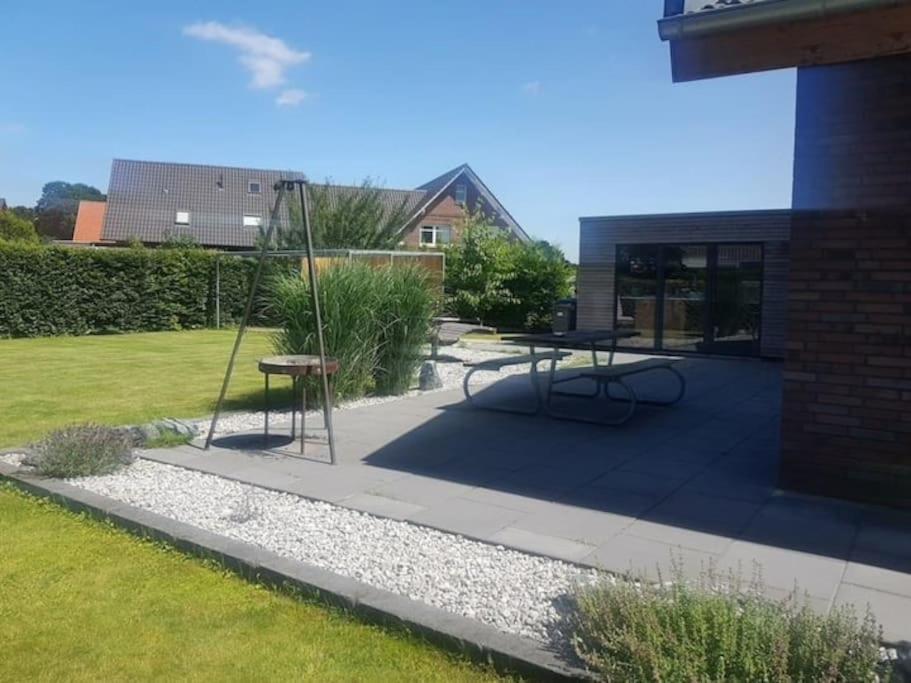 Villa Laendlich Gelegenes Haus An Der Niederlaendischen Grenze Wilsum Esterno foto